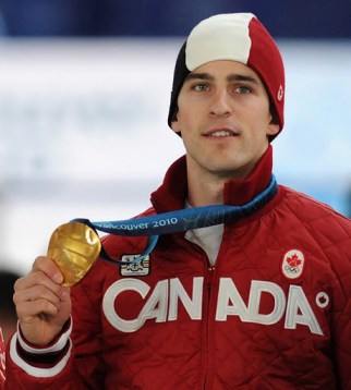 Denny Morrison Gold Medal Olympic Team Pursuit Don Denton_Black_Press